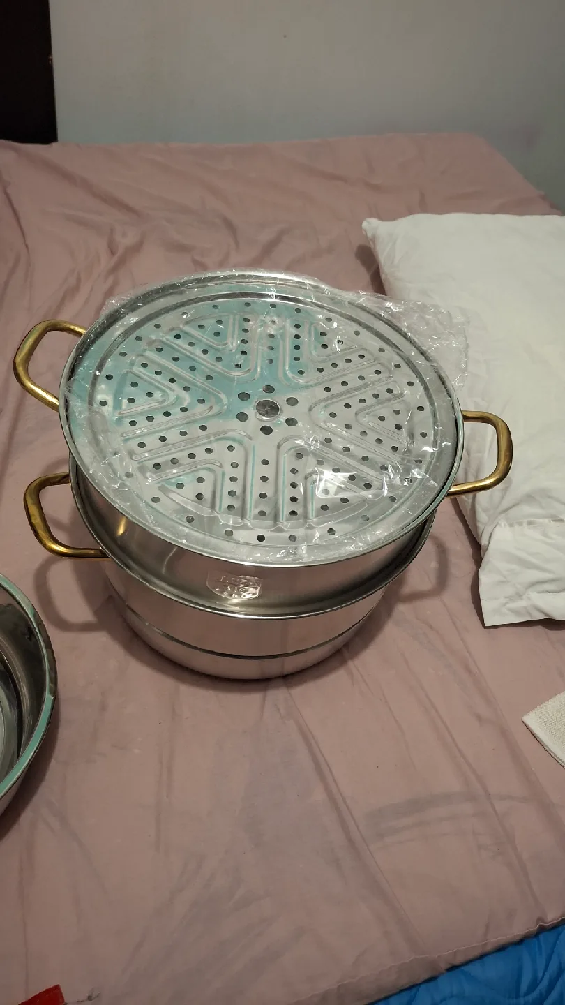 Stainless Steel Steamer Pot Set ❤️ image indicator(2)