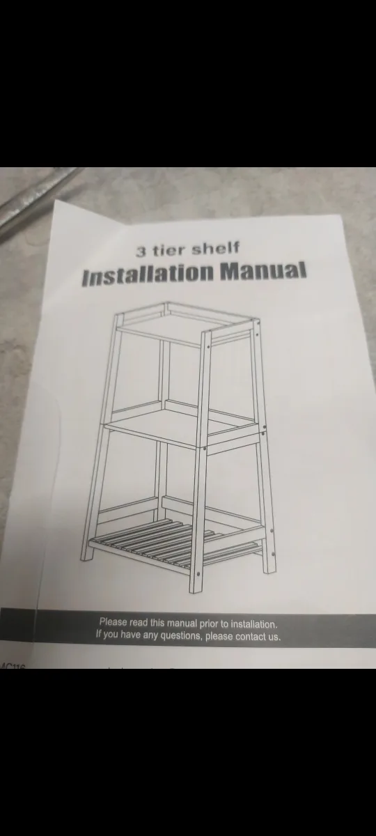 POXAKA 3 Tier Bamboo Bathroom Shelves - White image indicator(5)