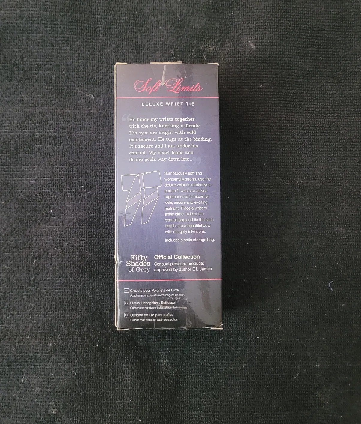 Fifty Shades of Grey Soft Limits Deluxe Wrist Tie🥕 image indicator(2)