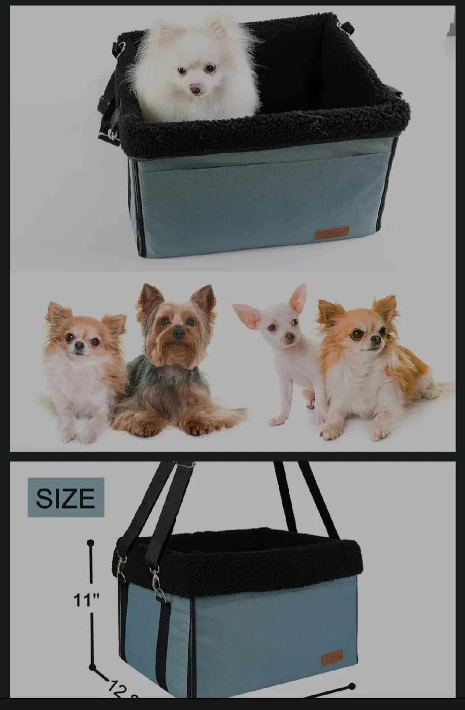 Apollo Walker Dog Booster  Car Seat Carrier image indicator(4)