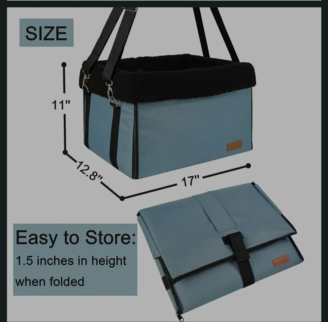 Apollo Walker Dog Booster  Car Seat Carrier image indicator(7)