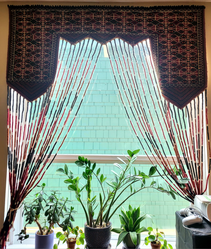 Antique Persian Wool Curtain