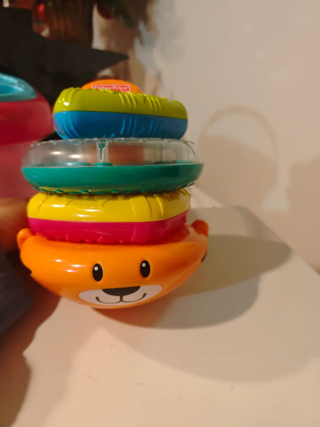 Fisher-Price Stack & Spin Turn Taking Otter Toy image indicator(2)