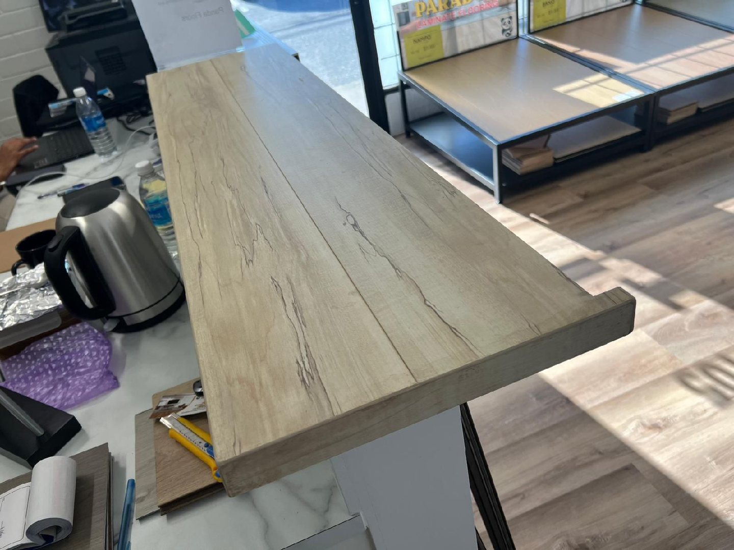 vinyl flooring lnsta!!@ti0n with stair tread - photo 4
