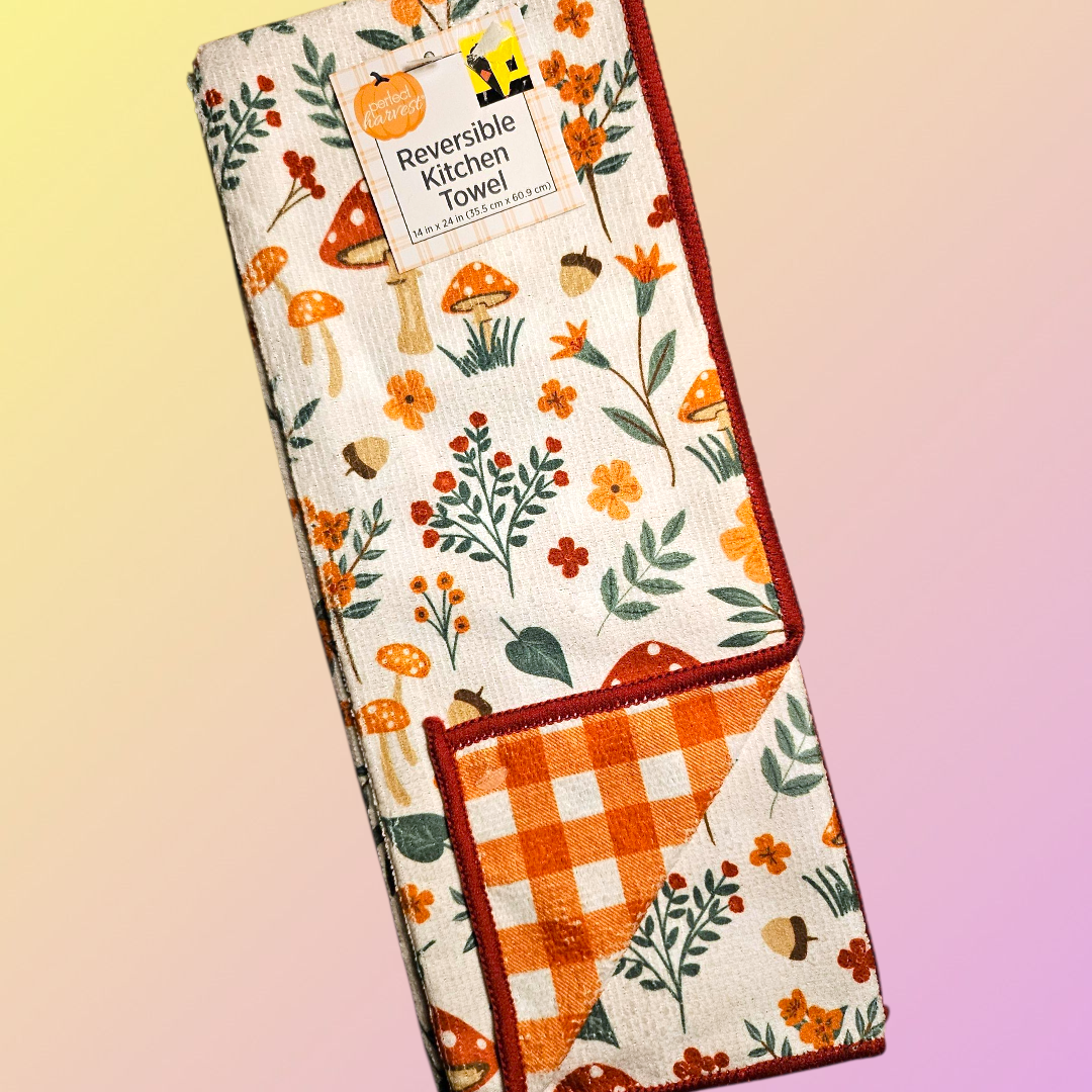 🥕 Perfect Harvest Reversible Kitchen Towel      14 in x 24 in - photo 3