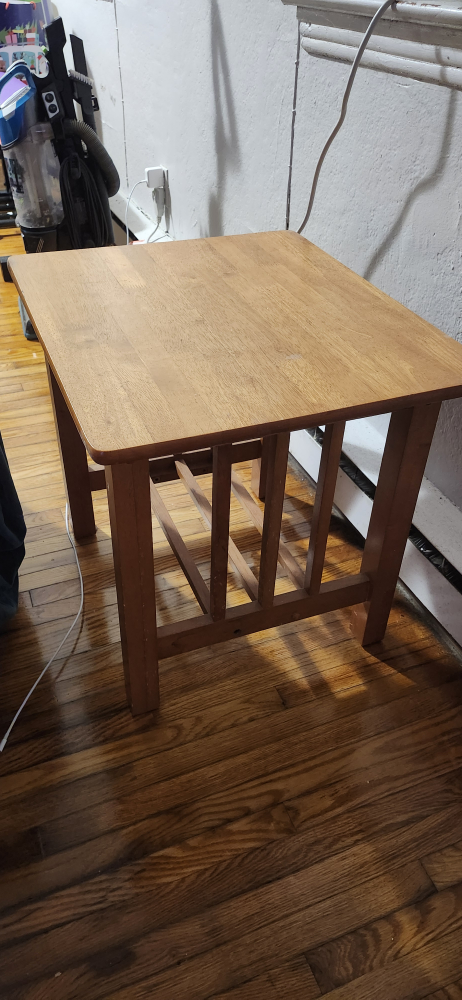 Wooden Side Table - photo 2
