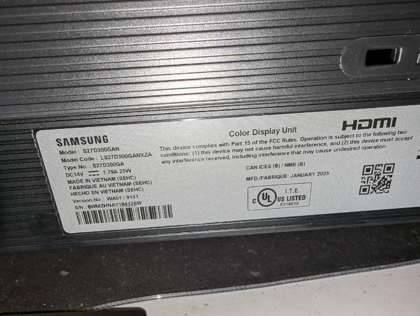 Samsung S27D300GA 27 inch Monitor image indicator(4)