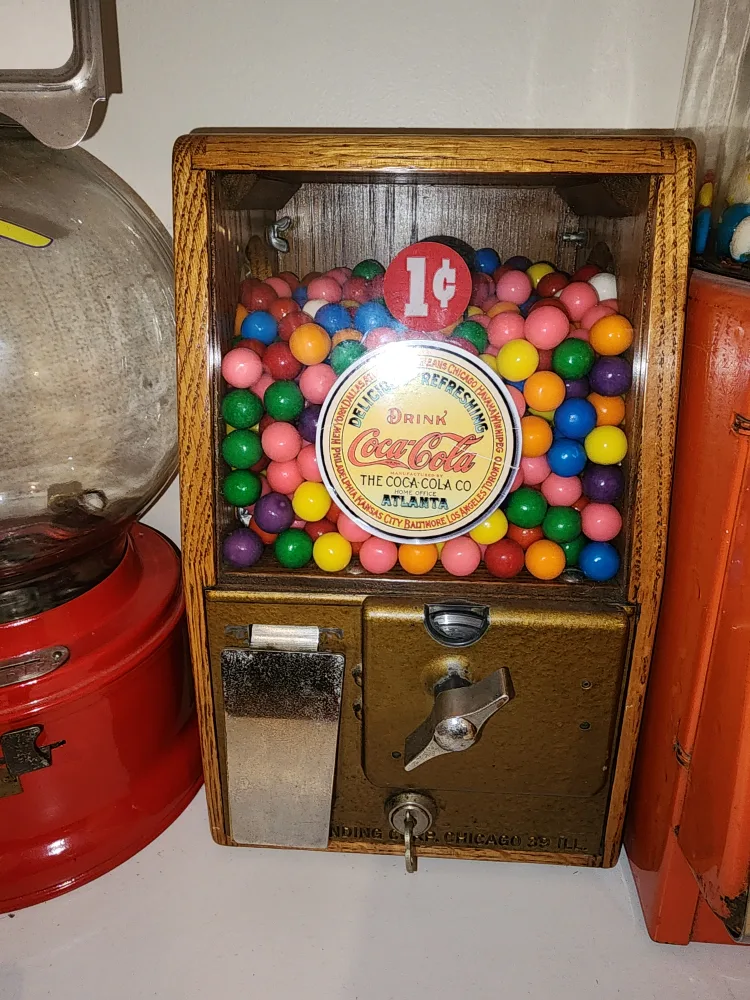 Antique gumball peanut machines image indicator(4)