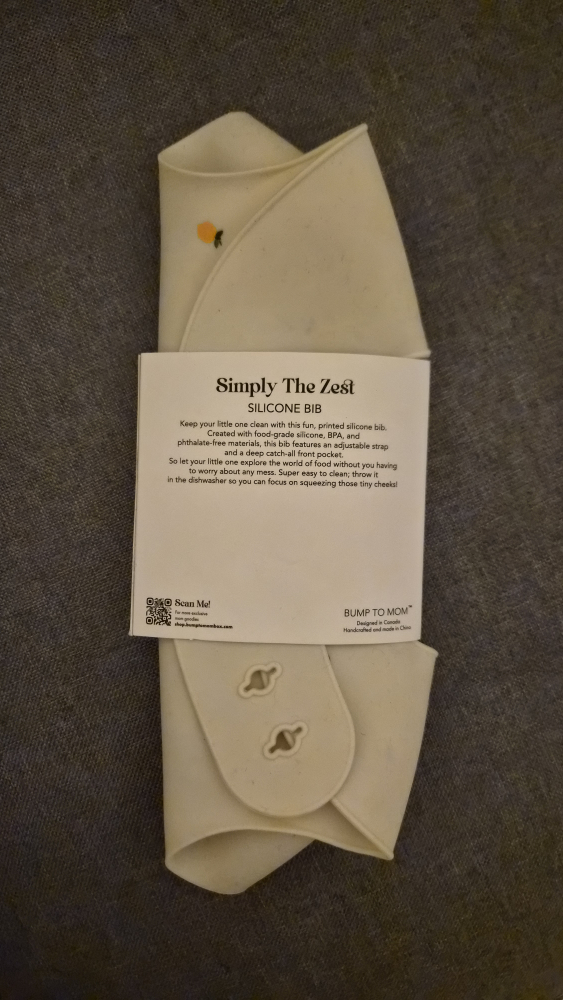 Bump to Mom Simply The Zest Silicone Bib - photo 2