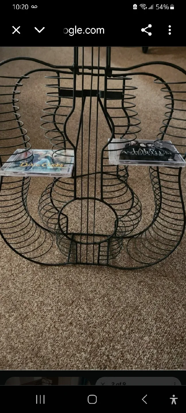 Guitar Art - Vintage CD/Game Disc Rack