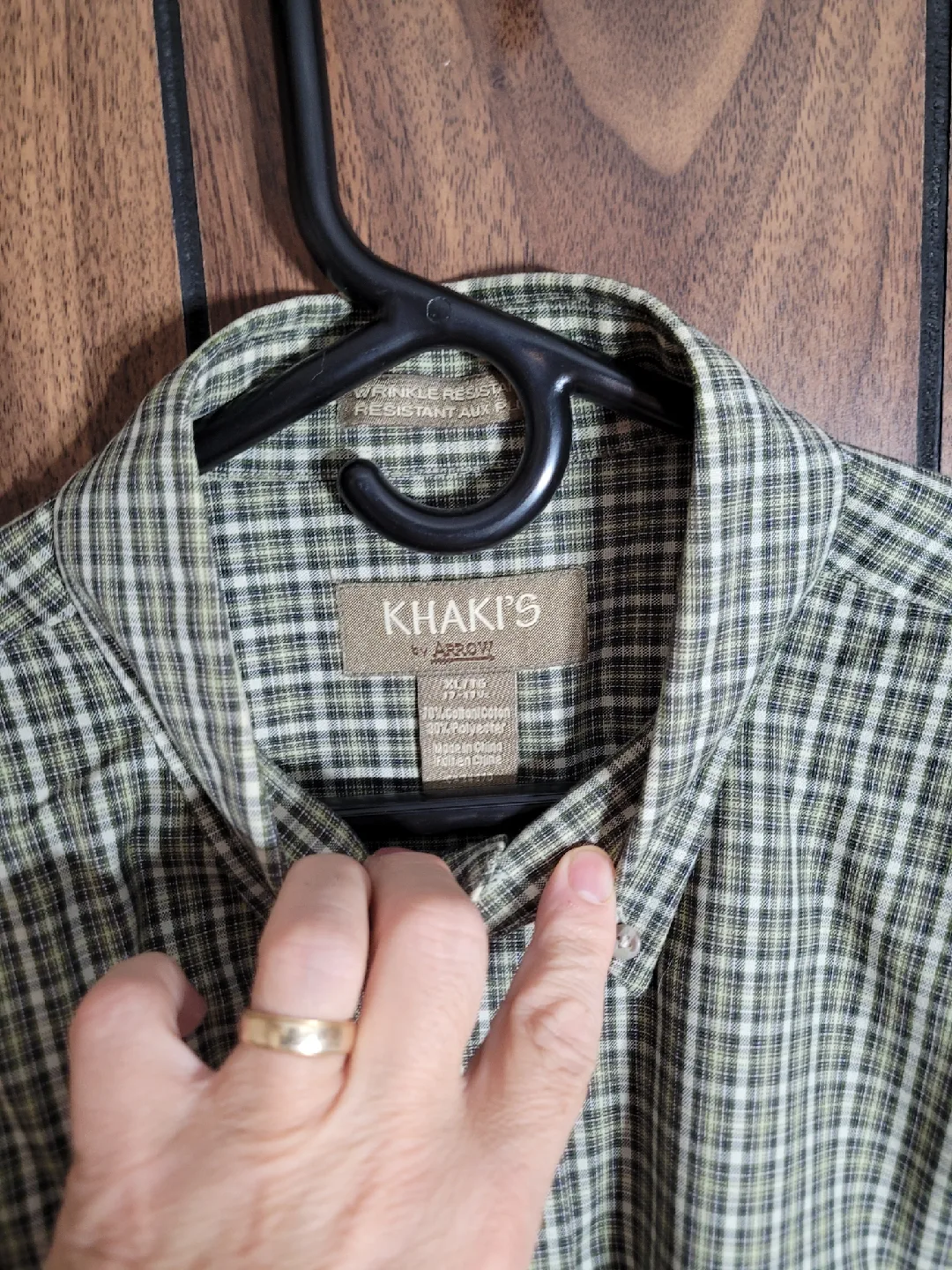 Khaki's by Arrow Plaid Short Sleeve Shirt - XL image indicator(4)