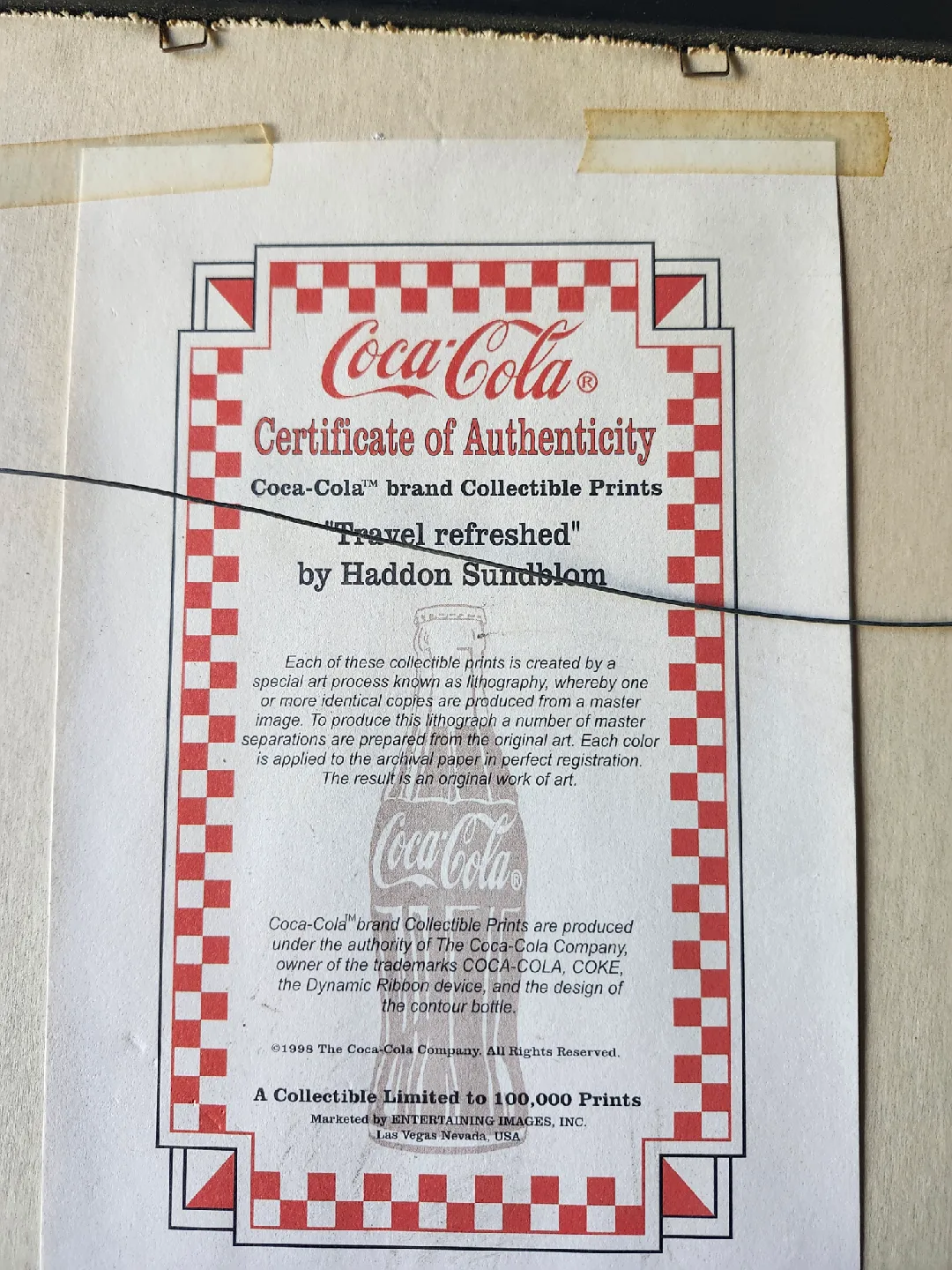 Coca-Cola "Travel Refreshed" Collectible Print image indicator(3)