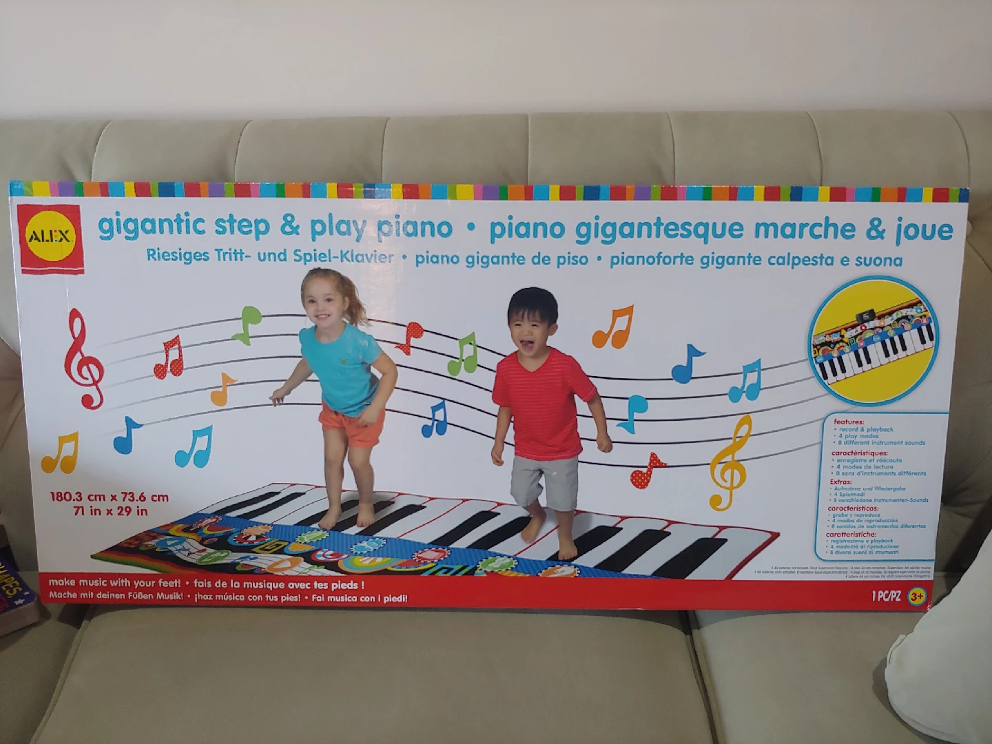 ALEX Gigantic Step & Play Piano - New in Box!