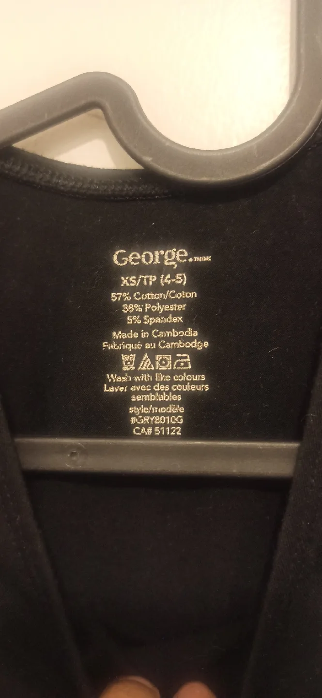 George Black Leotard XS (4-5) image indicator(3)