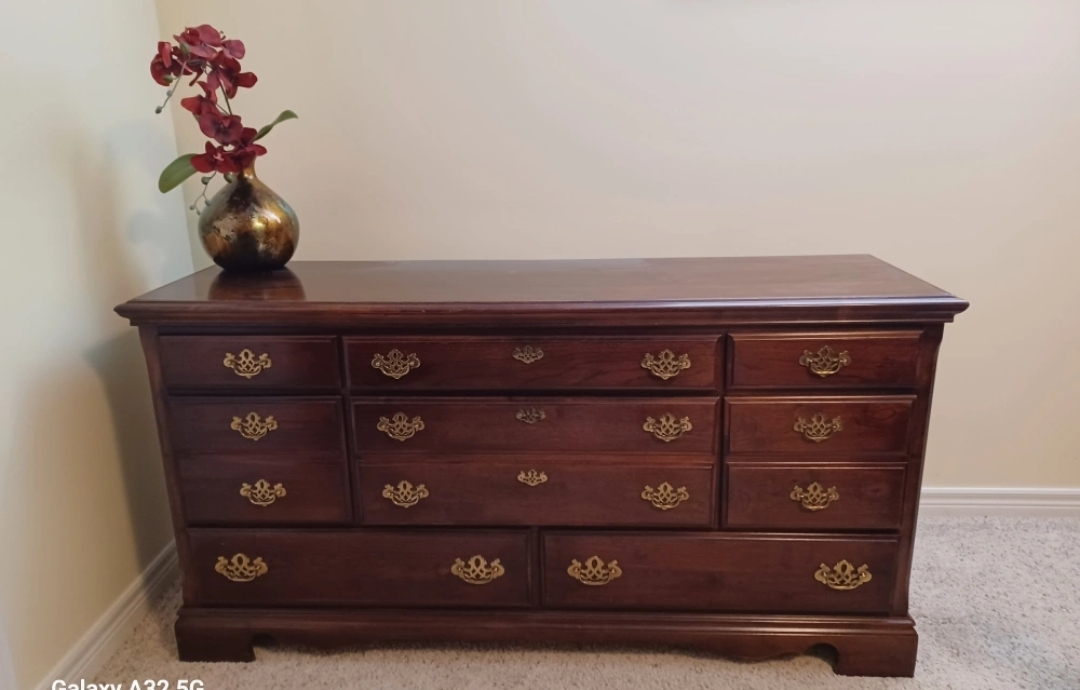 Bedroom Set - Bed Frame, Dresser, Nightstands, Mirror - photo 3