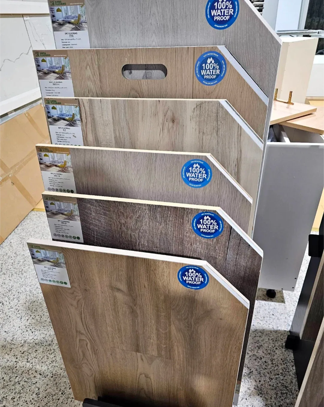 Waterproof Vinyl Flooring Samples - Variety of Colours image indicator(2)