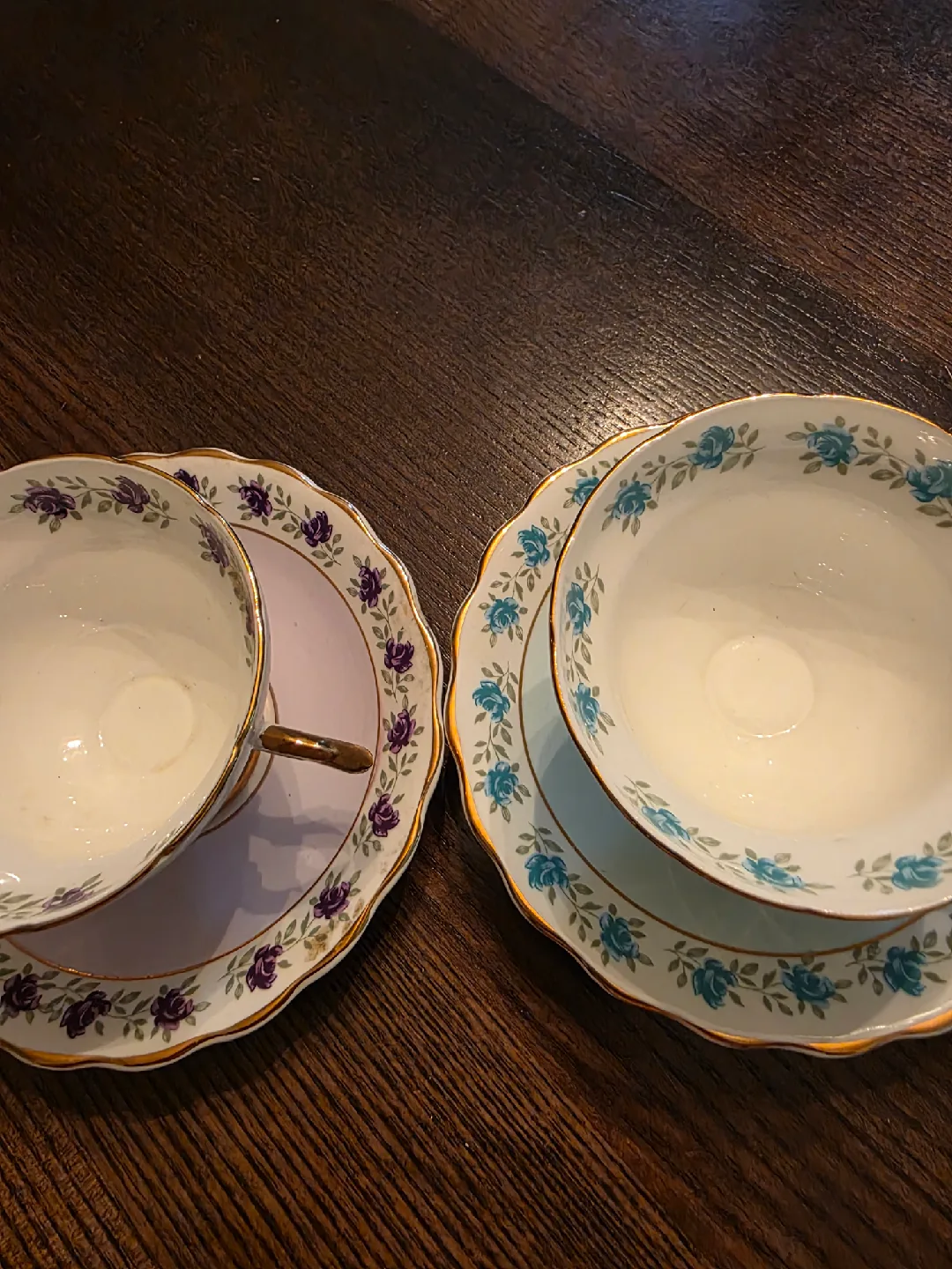 2 Rosina Cups & Saucers image indicator(3)