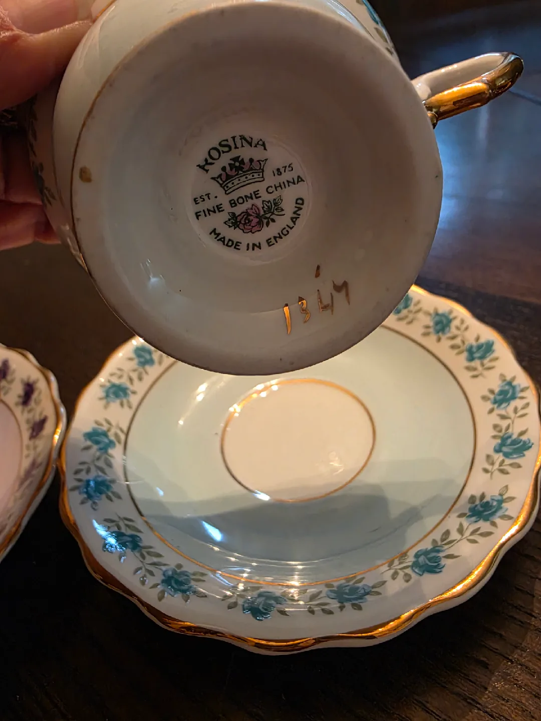 2 Rosina Cups & Saucers image indicator(6)