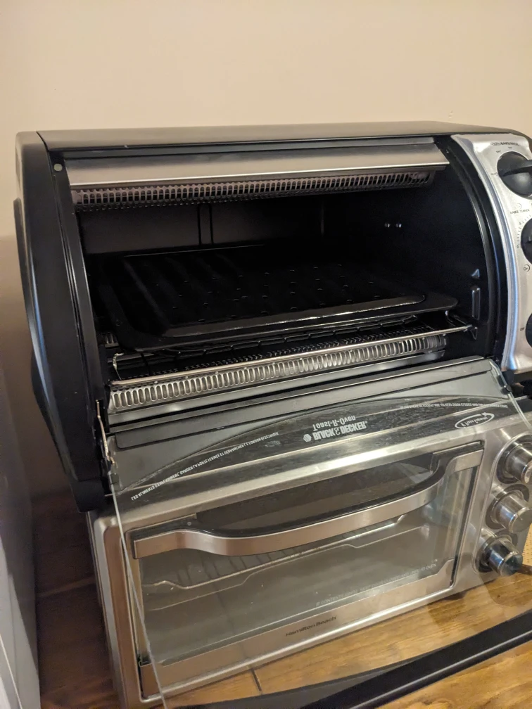 leather couch and knew toaster over - photo 3