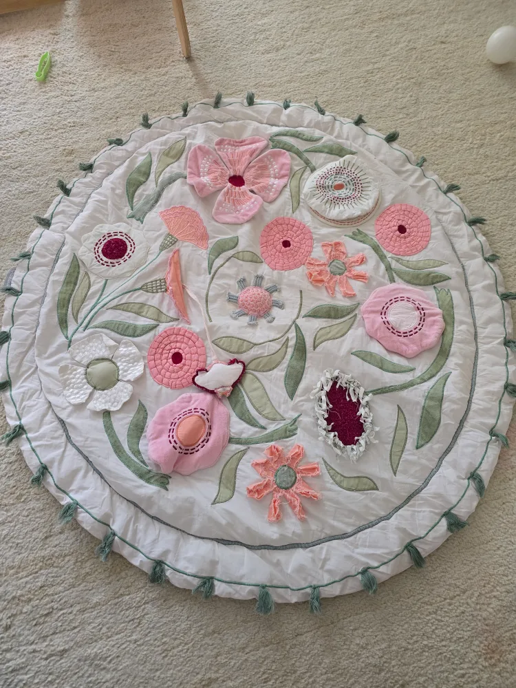 Pottery Barn Kids Floral Play Mat thumbnail