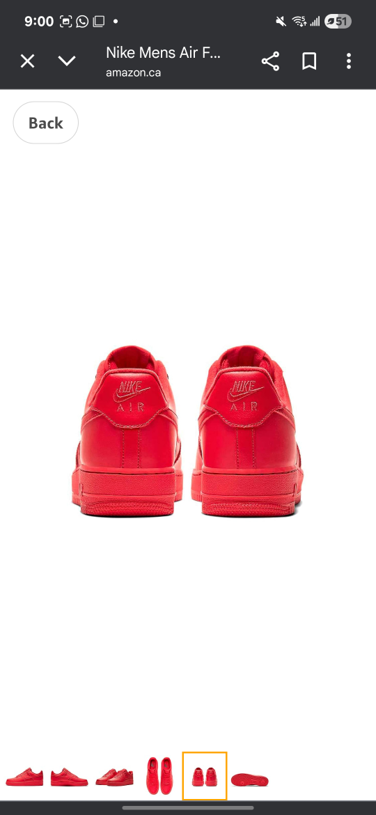 Nike Air Force 1 '07 Red - photo 5