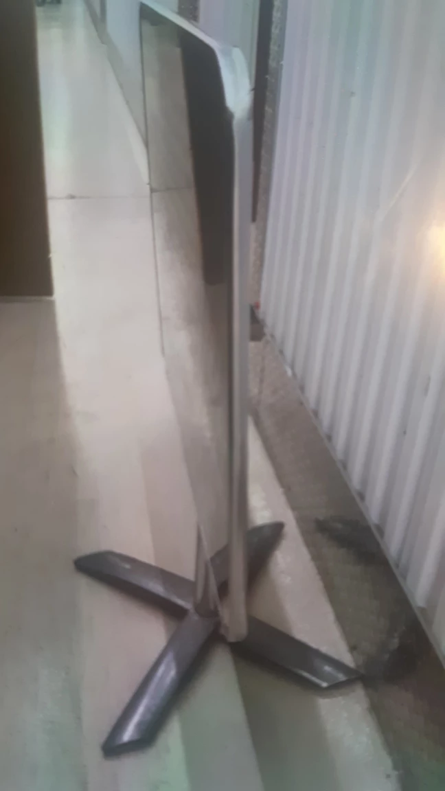 Folding silver Square Table - photo 2