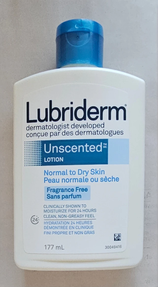 Lubriderm Unscented Lotion - 177 mL
