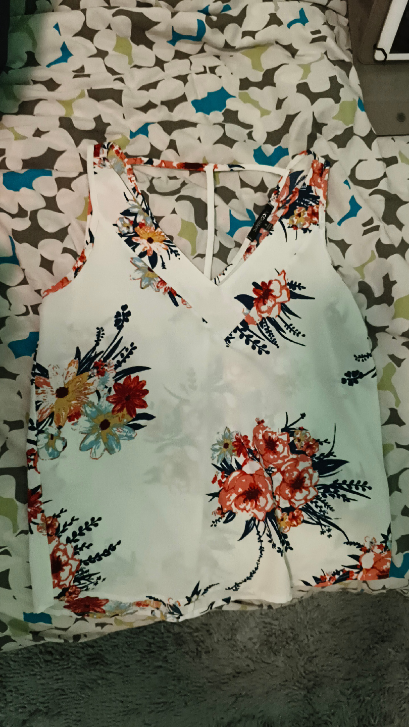 Floral Tank Top - Size M