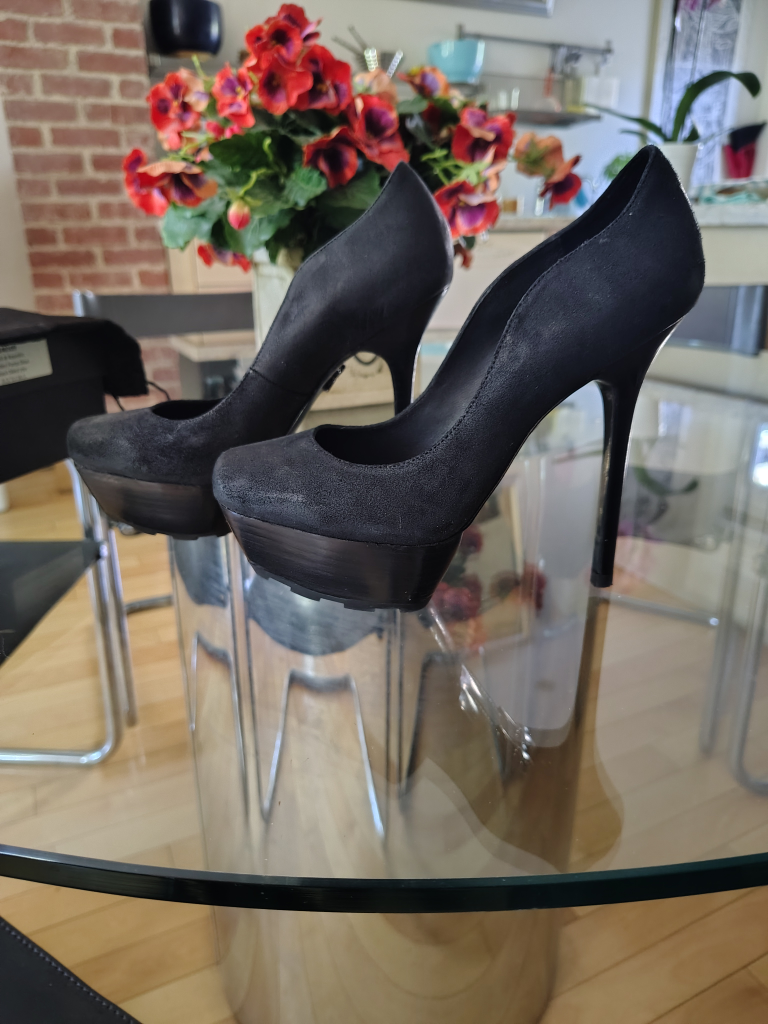 Rock & Republic Braiden Black Platform Heels  6.5 - photo 3