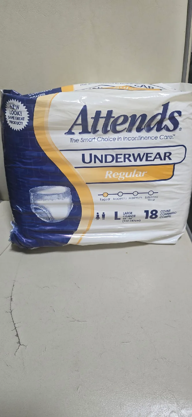 Attends Underwear Regular, Size L, 18 Count thumbnail