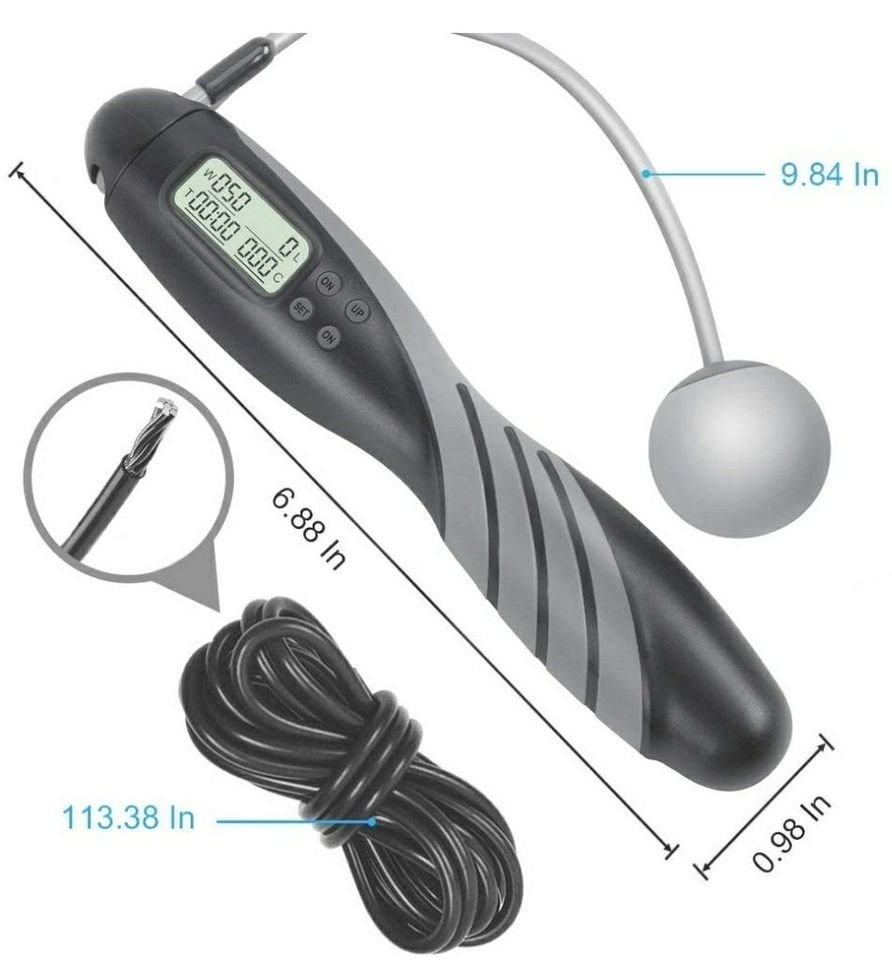 VOLTRX Counting Jump Rope with Corded or Cordless Jumping - photo 2