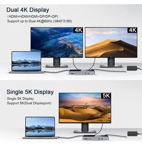 QGeeM USB 3.0 Docking Station image indicator(7)