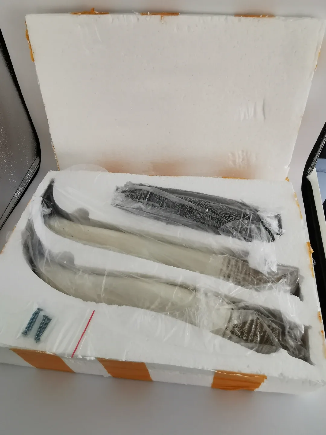 KIWZZXXKW Bull Horns Decor - Retro Silver image indicator(4)