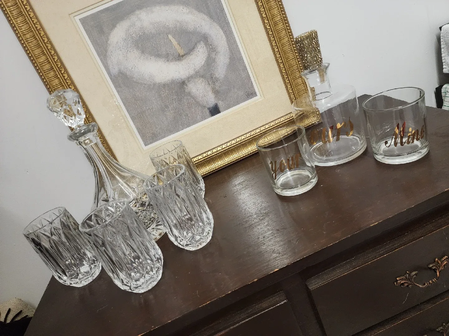 Crystal Decanter & Glasses Set thumbnail
