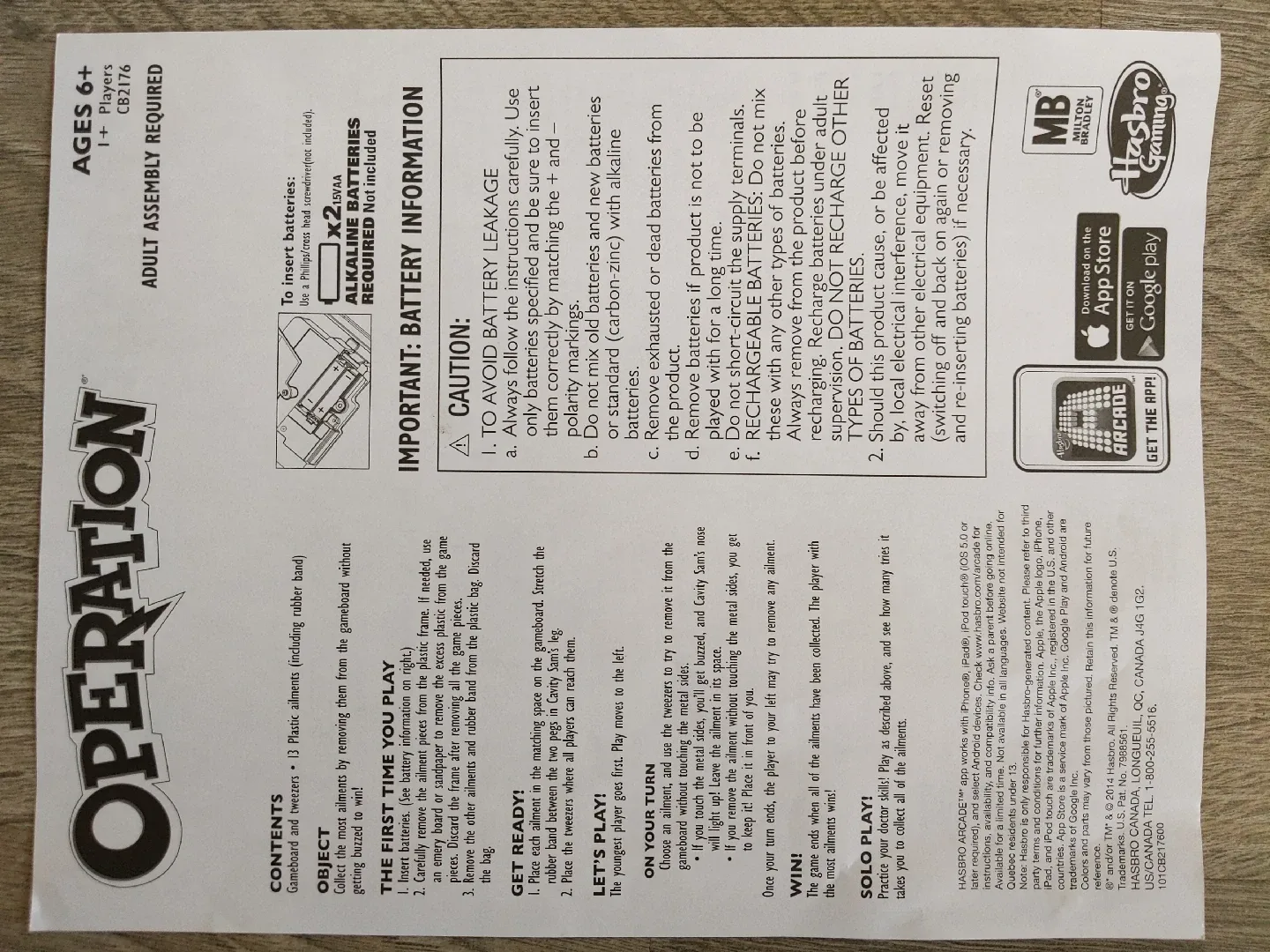 Operation Board Game by Hasbro Gaming image indicator(6)