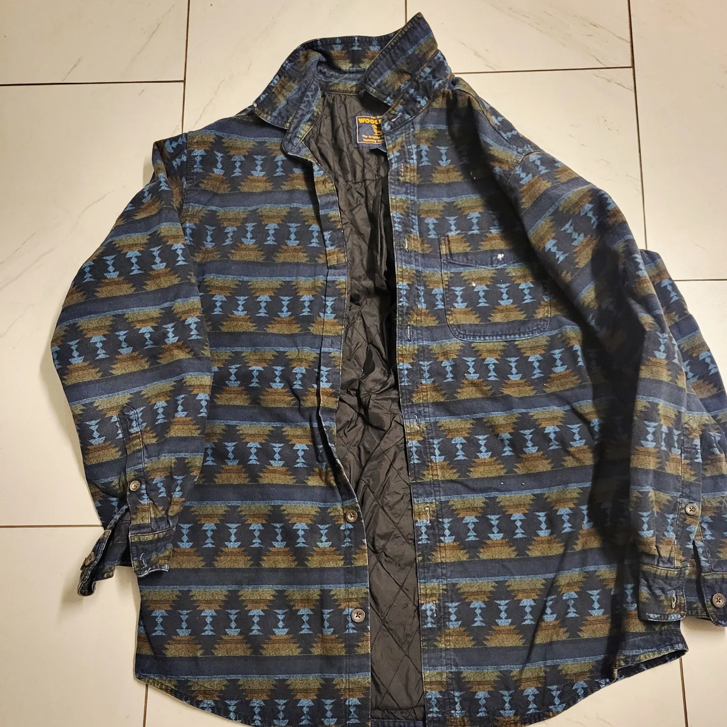 Woolrich Aztec Quilted Shirt Jacket L image indicator(2)