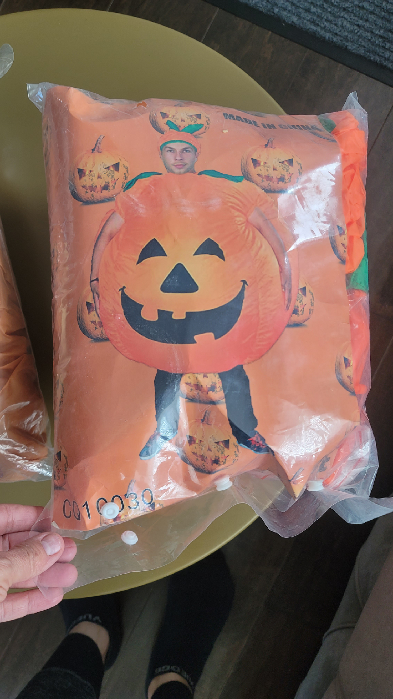 Inflatable Pumpkin Costume (new never used) - photo 5