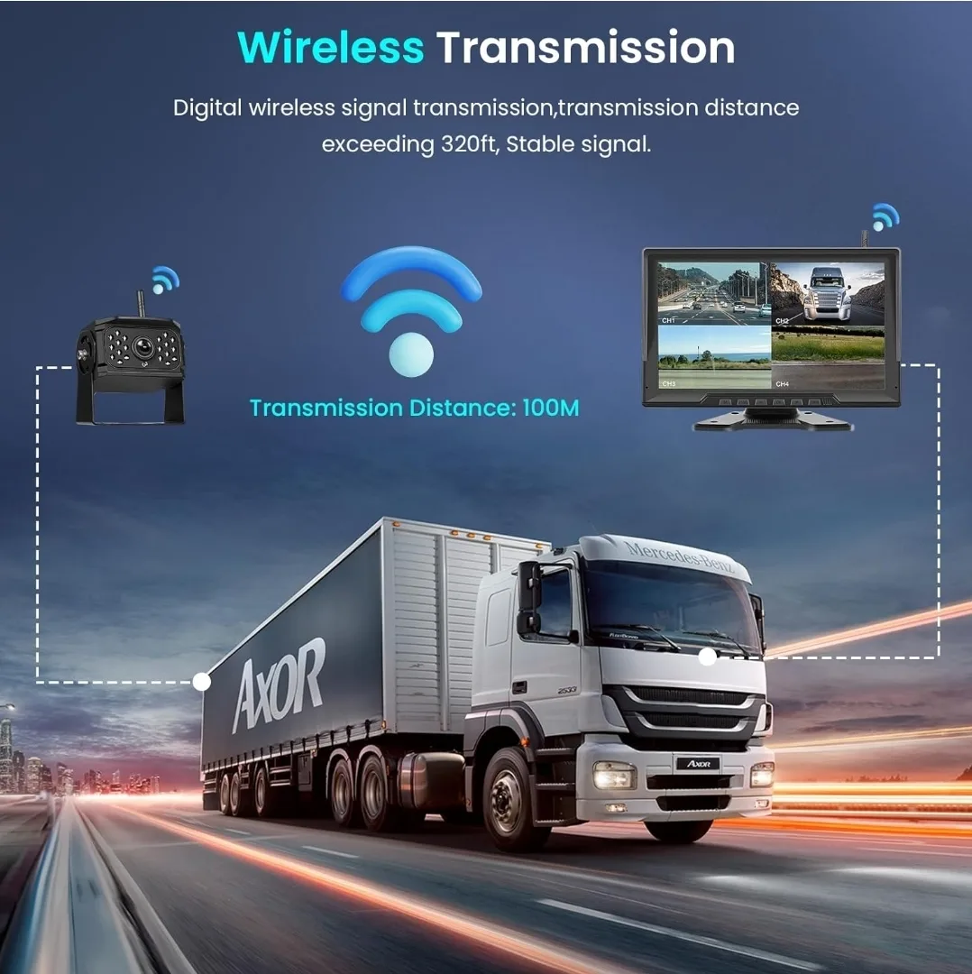 Wireless Backup Camera System for Trucks image indicator(2)