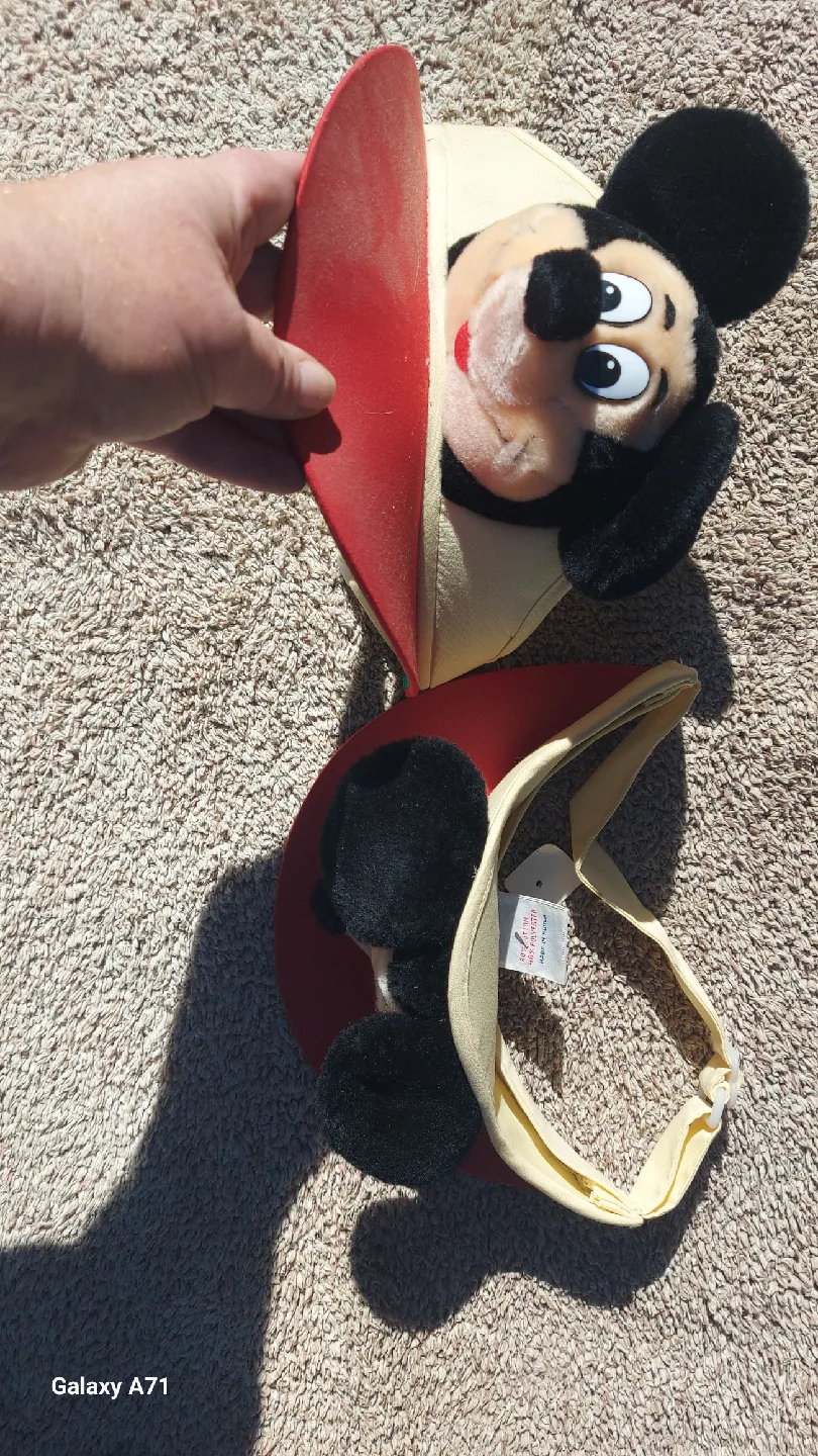 Disneyworld Mickey Mouse Plush visor image indicator(2)