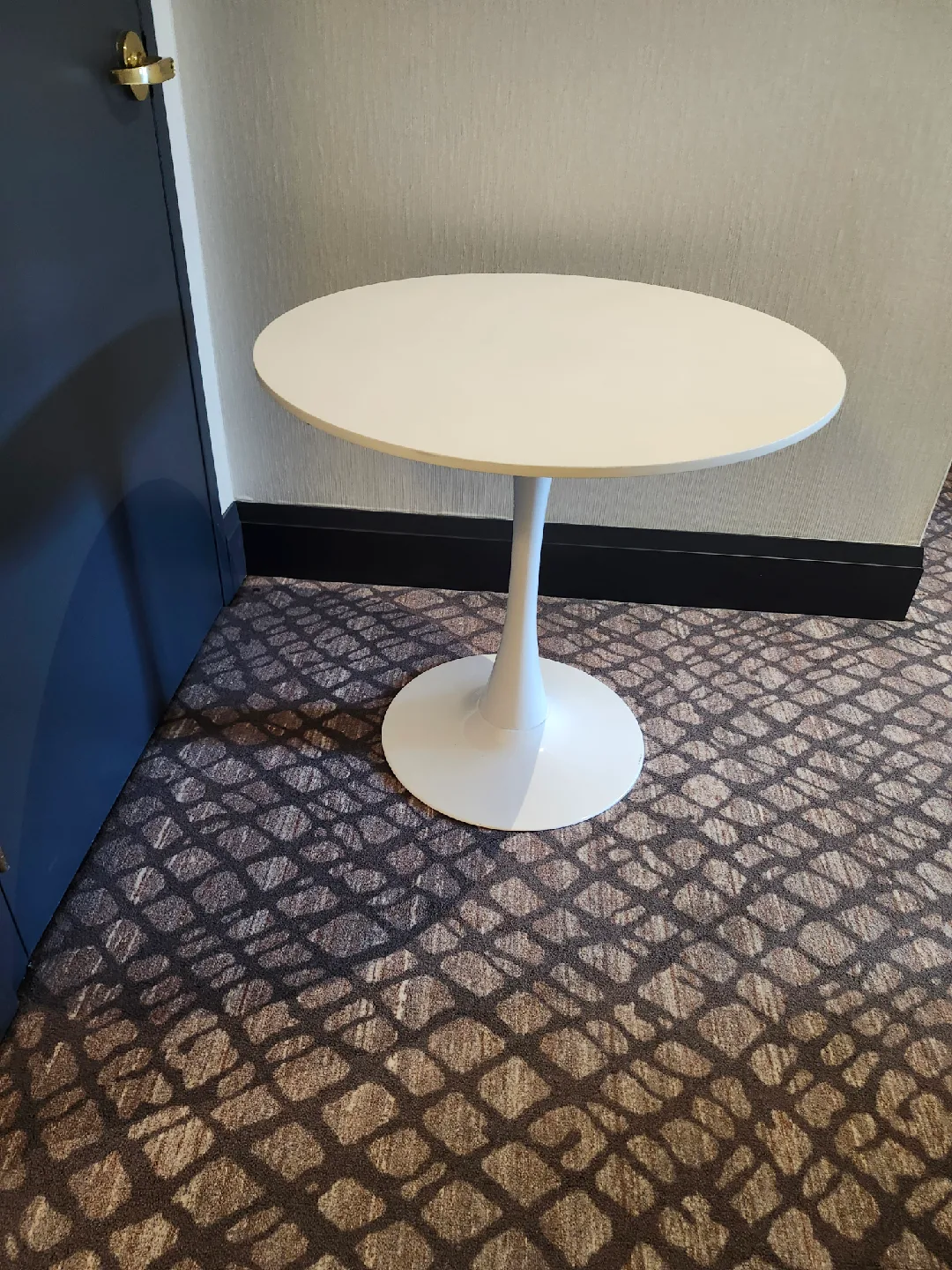 White Tulip Style Side Table