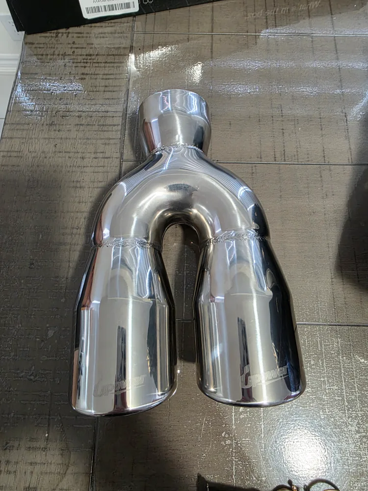 Upower Dual Exhaust Tip - 2.5" Inlet, 3" Outlet image indicator(3)