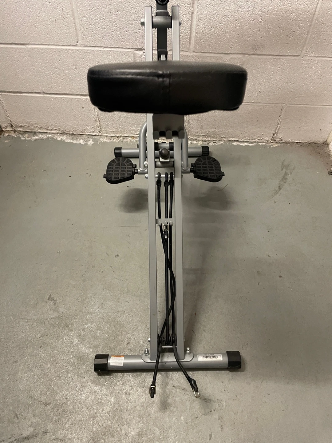 Sunny Health & Fitness Squat Assist Row-N-Ride Trainer - photo 3