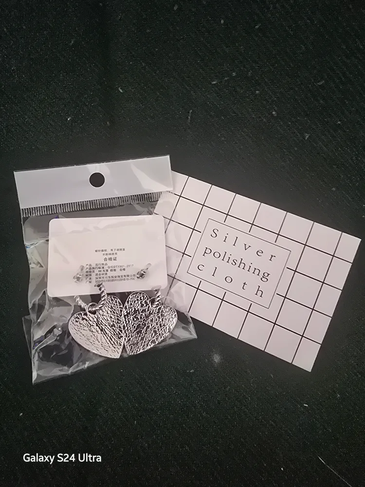 Heart Dangle Earrings - New in Package - S925 image indicator(3)