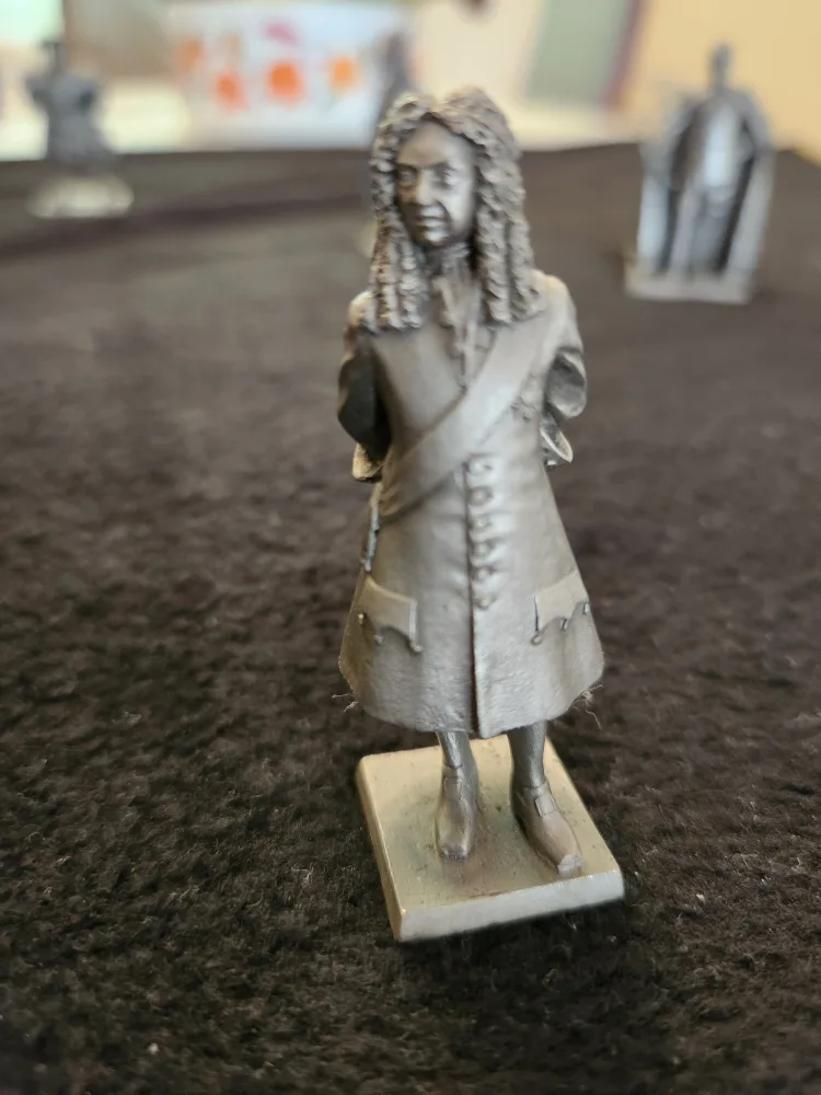 Vintage Pewter Royal Figures - Set of 8 image indicator(6)