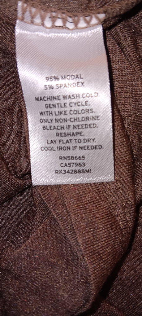 Cocoa Brown Long Sleeve Top - Size S (new) - photo 5