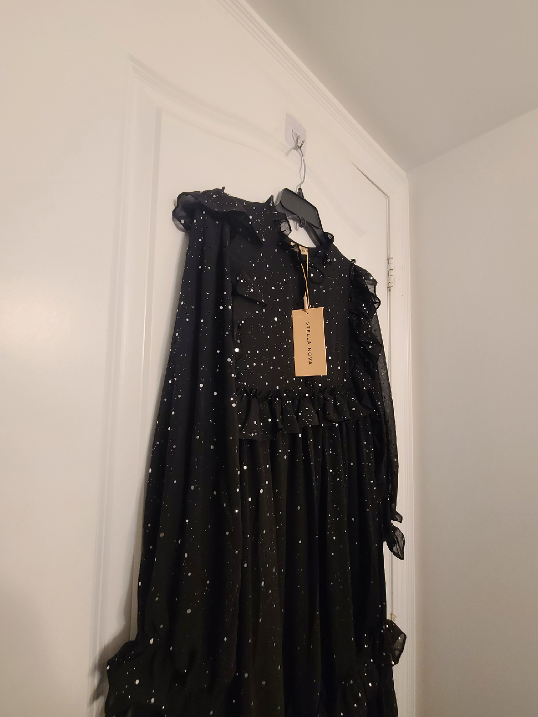 Stella Nova Black Sparkle Dress - Size Small - photo 3