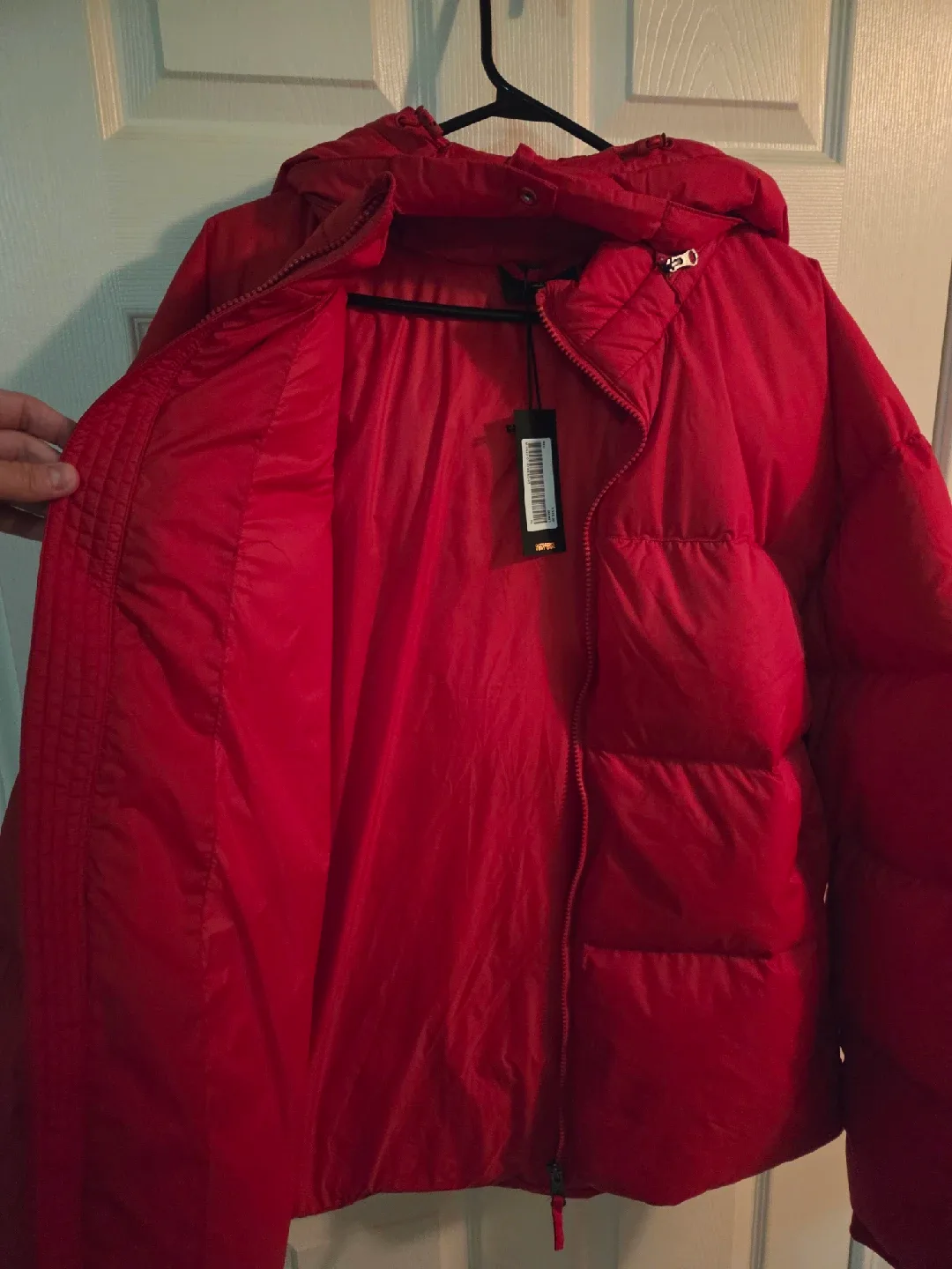 Red OVO Puffer Jacket image indicator(5)