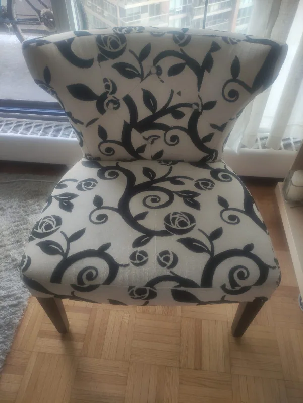 Floral Accent Chair
