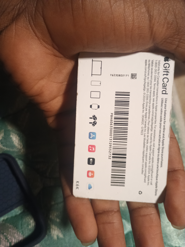 Apple Gift Card 100$