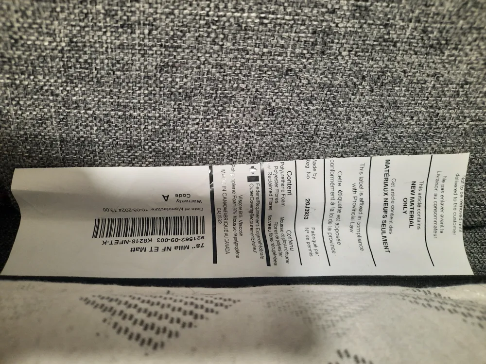 Bedroom set with dresser, mirror, chest, bed, mattress image indicator(8)